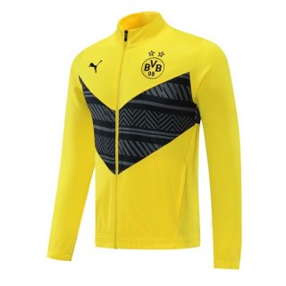 Chaqueta Borussia Dortmund 2022/2023 Amarillo Negro Chaqueta Borussia Dortmund 2022/2023 Amarillo Negro