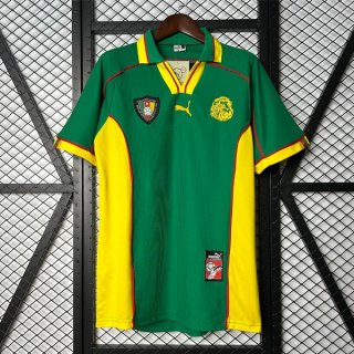 Tailandia Camiseta Cameroon Primera Equipación Retro 1998 Tailandia Camiseta Cameroon Primera Equipación Retro 1998