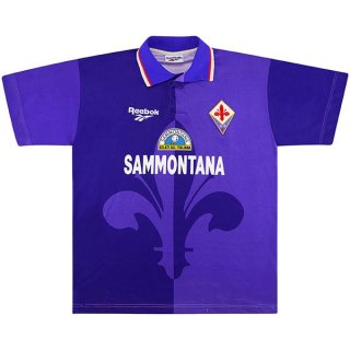 Primera Equipación Tailandia Camiseta Fiorentina Retro 1995 1996 Purpura Primera Equipación Tailandia Camiseta Fiorentina Retro 1995 1996 Purpura