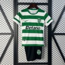 Camiseta Sporting Lisbon Primera Equipación Niño 2025/2026