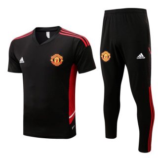 Camiseta Manchester United Conjunto Completo 2022/2023 Negro Camiseta Manchester United Conjunto Completo 2022/2023 Negro