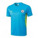 Camiseta Entrenamiento Barcelona Manchester City 2025/2026 Azul 3