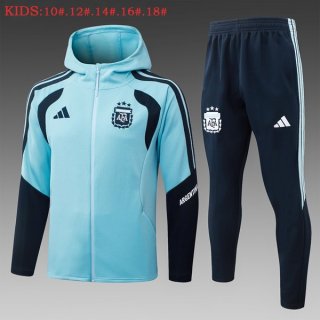 Ninos Chandal Con Capucha Argentina 2026/2027 Verde 2
