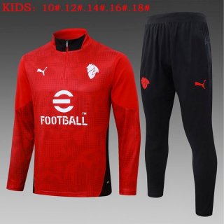 Ninos Sudadera De Training AC Milan 2026/2027 Rojo