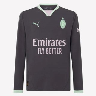 Tailandia Camiseta AC Milan Tercera Equipación ML 2024/2025 Tailandia Camiseta AC Milan Tercera Equipación ML 2024/2025