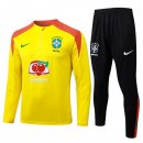 Sudadera De Training Brasil 2026/2027 Amarillo Sudadera De Training Brasil 2026/2027 Amarillo