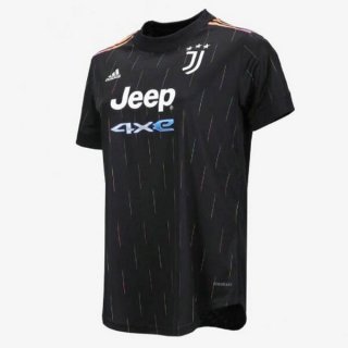 Segunda Equipación Camiseta Juventus Mujer 2021/2022 Negro Segunda Equipación Camiseta Juventus Mujer 2021/2022 Negro