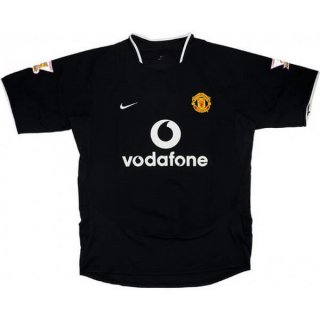 Segunda Equipación Tailandia Camiseta Manchester United Retro 2003 2005 Negro Segunda Equipación Tailandia Camiseta Manchester United Retro 2003 2005 Negro