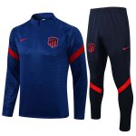 Sudadera De Training Atletico Madrid 2022 Azul Negro Sudadera De Training Atletico Madrid 2022 Azul Negro