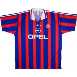 Primera Equipación Tailandia Camiseta Bayern Retro 1995 1997 Azul Rojo Primera Equipación Tailandia Camiseta Bayern Retro 1995 1997 Azul Rojo