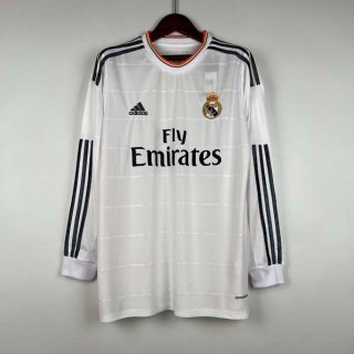 Tailandia Camiseta Real Madrid Primera Equipación ML Retro 2013 2014 Tailandia Camiseta Real Madrid Primera Equipación ML Retro 2013 2014