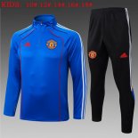Ninos Sudadera De Training Manchester United 2025/2026 Azul 5