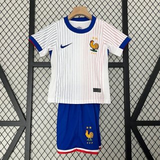 Camiseta Francia Segunda Equipación Niño 2024 Camiseta Francia Segunda Equipación Niño 2024
