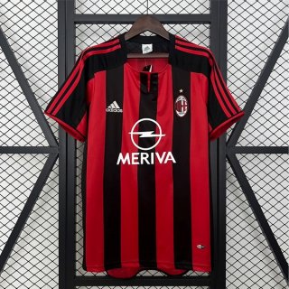 Tailandia Camiseta AC Milan Primera Equipación Retro 2003-2004 Tailandia Camiseta AC Milan Primera Equipación Retro 2003-2004