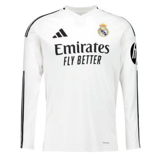Tailandia Camiseta Real Madrid Primera Equipación ML 2024/2025 Tailandia Camiseta Real Madrid Primera Equipación ML 2024/2025