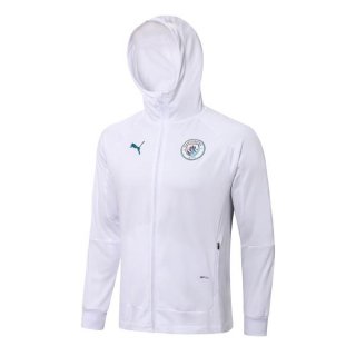 Chaqueta Con Capucha Manchester City 2022/2023 Blanco Chaqueta Con Capucha Manchester City 2022/2023 Blanco