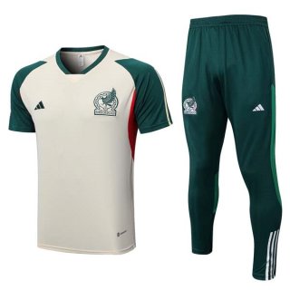 Camiseta México Conjunto Completo 2023/2024 Amarillo Verde Camiseta México Conjunto Completo 2023/2024 Amarillo Verde