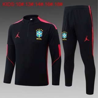 Ninos Sudadera De Training Brasil 2026/2027 Negro 5