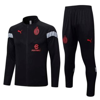 Chandal AC Milan 2022/2023 Negro Rojo Chandal AC Milan 2022/2023 Negro Rojo