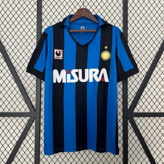 Tailandia Camiseta Inter Milan Primera Equipación Retro 1990 1991 Tailandia Camiseta Inter Milan Primera Equipación Retro 1990 1991