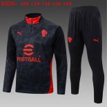 Ninos Sudadera De Training AC Milan 2026/2027 Negro