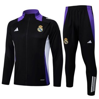 Chandal Real Madrid 2025/2026 Negro Purpura Chandal Real Madrid 2025/2026 Negro Purpura