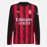 Tailandia Camiseta AC Milan Primera Equipación ML 2025/2026