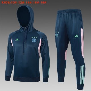 Ninos Sudadera Con Capucha Ajax 2024 Azul 2 Ninos Sudadera Con Capucha Ajax 2024 Azul 2