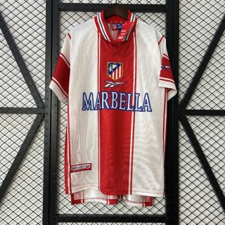 Tailandia Camiseta Atletico Madrid Primera Equipación Retro 1999-2000 Tailandia Camiseta Atletico Madrid Primera Equipación Retro 1999-2000
