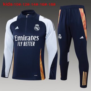 Niños Sudadera De Training Real Madrid 2024/2025 Azul 5 Niños Sudadera De Training Real Madrid 2024/2025 Azul 5