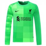 Tailandia Camiseta Liverpool Portero ML 2021/2022 Verde Tailandia Camiseta Liverpool Portero ML 2021/2022 Verde