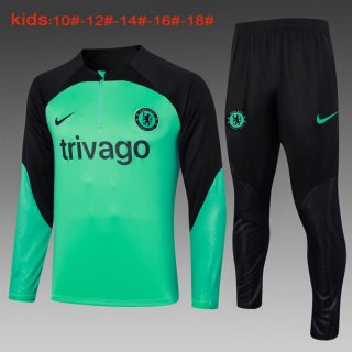 Ninos Sudadera De Training Chelsea 2024/2025 Verde Ninos Sudadera De Training Chelsea 2024/2025 Verde