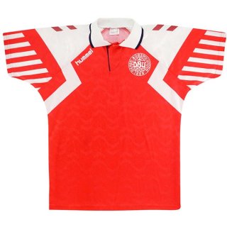 Primera Equipación Tailandia Camiseta Dinamarca Retro 1992 Rojo Primera Equipación Tailandia Camiseta Dinamarca Retro 1992 Rojo