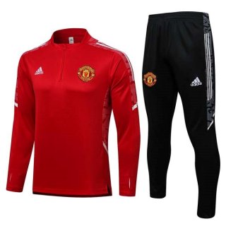 Sudadera De Training Manchester United 2022 Rojo Sudadera De Training Manchester United 2022 Rojo