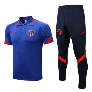Polo Atletico Madrid Conjunto Completo 2022/2023 Azul 1 Polo Atletico Madrid Conjunto Completo 2022/2023 Azul 1