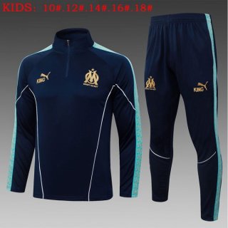 Ninos Sudadera De Training Marsella 2026/2027 Azul 3