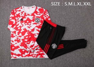 Sudadera De Training Manchester United 2022 Rojo Negro