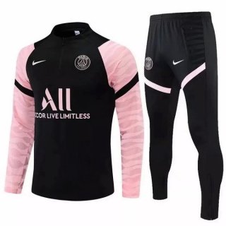 Chandal PSG 2021/2022 Negro Rosa Chandal PSG 2021/2022 Negro Rosa