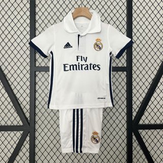 Camiseta Real Madrid Primera Equipación Retro Niño 2016 2017 Camiseta Real Madrid Primera Equipación Retro Niño 2016 2017