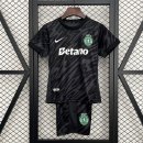 Camiseta Sporting Lisbon Goalkeeper Niño 2025/2026 Negro