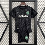 Camiseta Sporting Lisbon Goalkeeper Niño 2025/2026 Negro