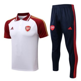 Polo Arsenal Conjunto Completo 2022/2023 Rojo Blanco Polo Arsenal Conjunto Completo 2022/2023 Rojo Blanco