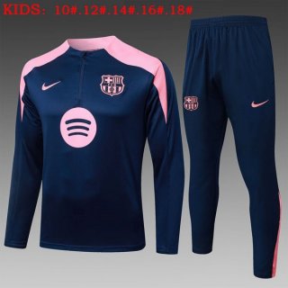 Ninos Sudadera De Training Barcelona 2025/2026 Azul Rosa 3 Ninos Sudadera De Training Barcelona 2025/2026 Azul Rosa 3