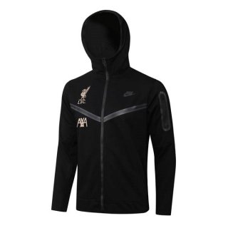 Chaqueta Con Capucha Liverpool 2022/2023 Negro Chaqueta Con Capucha Liverpool 2022/2023 Negro