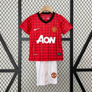 Camiseta Manchester United Primera Equipación Niño Retro 2012 2013 Camiseta Manchester United Primera Equipación Niño Retro 2012 2013