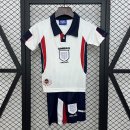 Camiseta Inglaterra Primera Equipación Niño Retro 1998