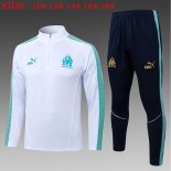 Ninos Sudadera De Training Marsella 2026/2027 Blanco Ninos Sudadera De Training Marsella 2026/2027 Blanco