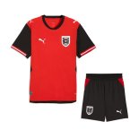 Camiseta Austria Primera Equipación Niño 2026 Camiseta Austria Primera Equipación Niño 2026