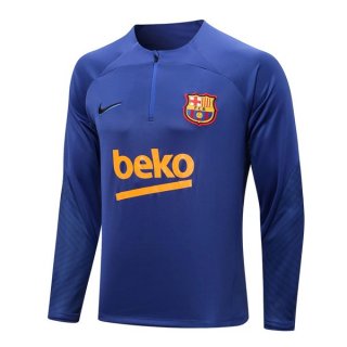 Sudadera De Training Barcelona Top 2023 Azul 2 Sudadera De Training Barcelona Top 2023 Azul 2
