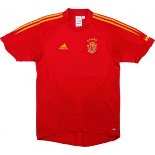 Primera Equipación Tailandia Camiseta España Retro 2004 2006 Rojo Primera Equipación Tailandia Camiseta España Retro 2004 2006 Rojo
